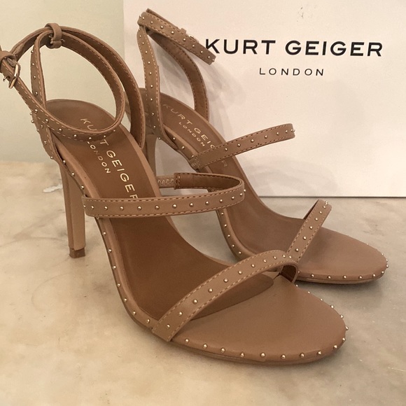 Kurt Keiger Portia Heel in Blush Leather - Picture 3 of 3